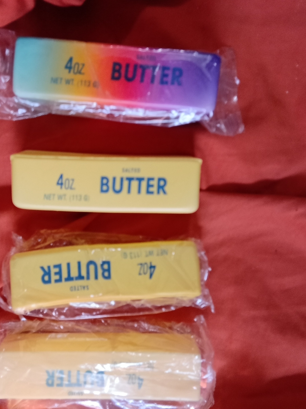 Butter Yellow Novelty Party Butter Bars Squishy-NIP CHOOSE ONE